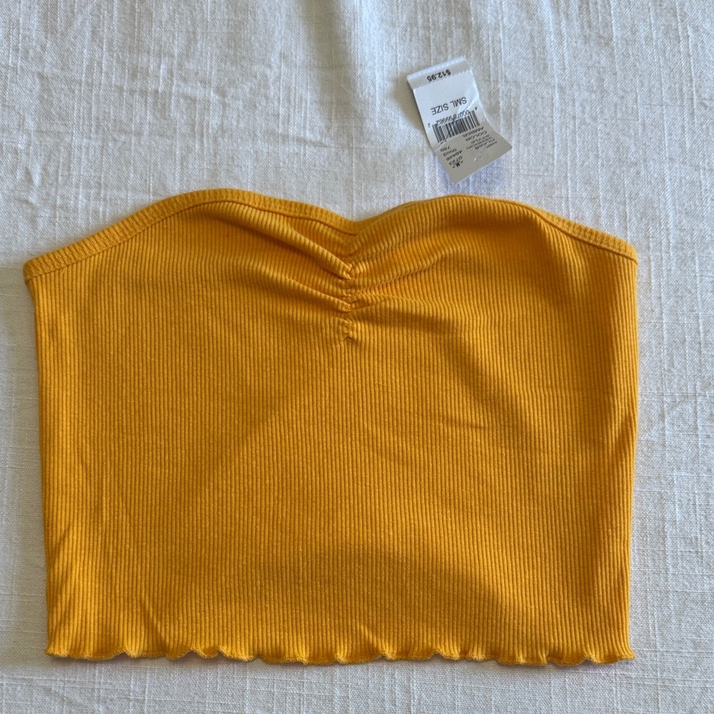 NWT PacSun Ribbed Strapless Tube Top